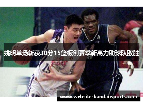 姚明单场斩获30分15篮板创赛季新高力助球队取胜