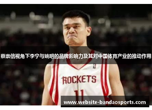 蔡崇信视角下李宁与姚明的品牌影响力及其对中国体育产业的推动作用