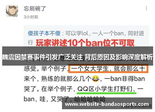 魏震因禁赛事件引发广泛关注 背后原因及影响深度解析
